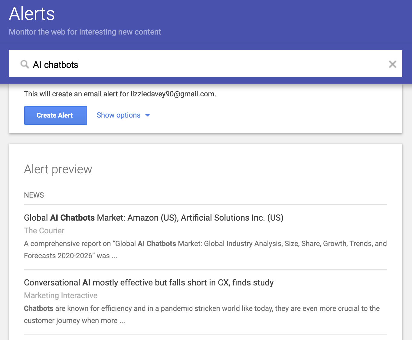 Graphique Google Trends illustrant l'évolution de l'intérêt de recherche au fil du temps