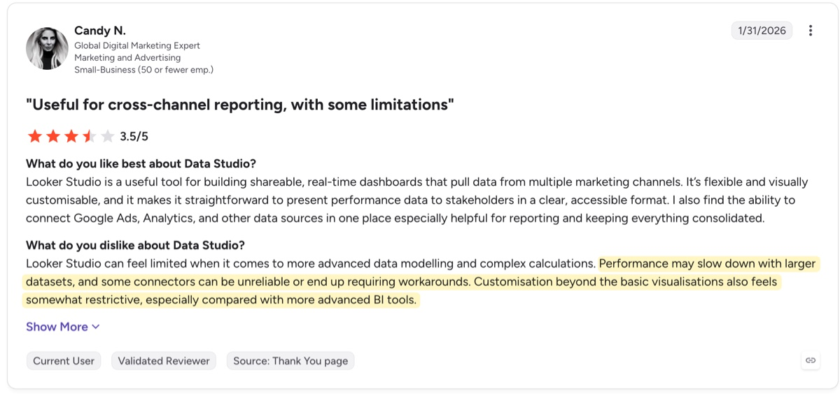 alternative à Data Studio